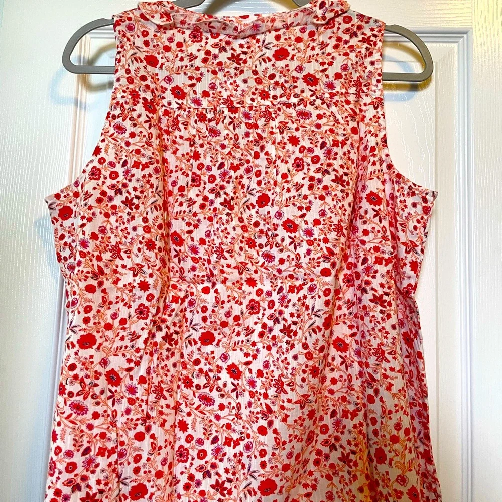 GAP Factory Ruffle-Neck Popover Top - Picture 2 of 4